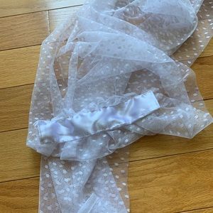 Dog collar veil accessory